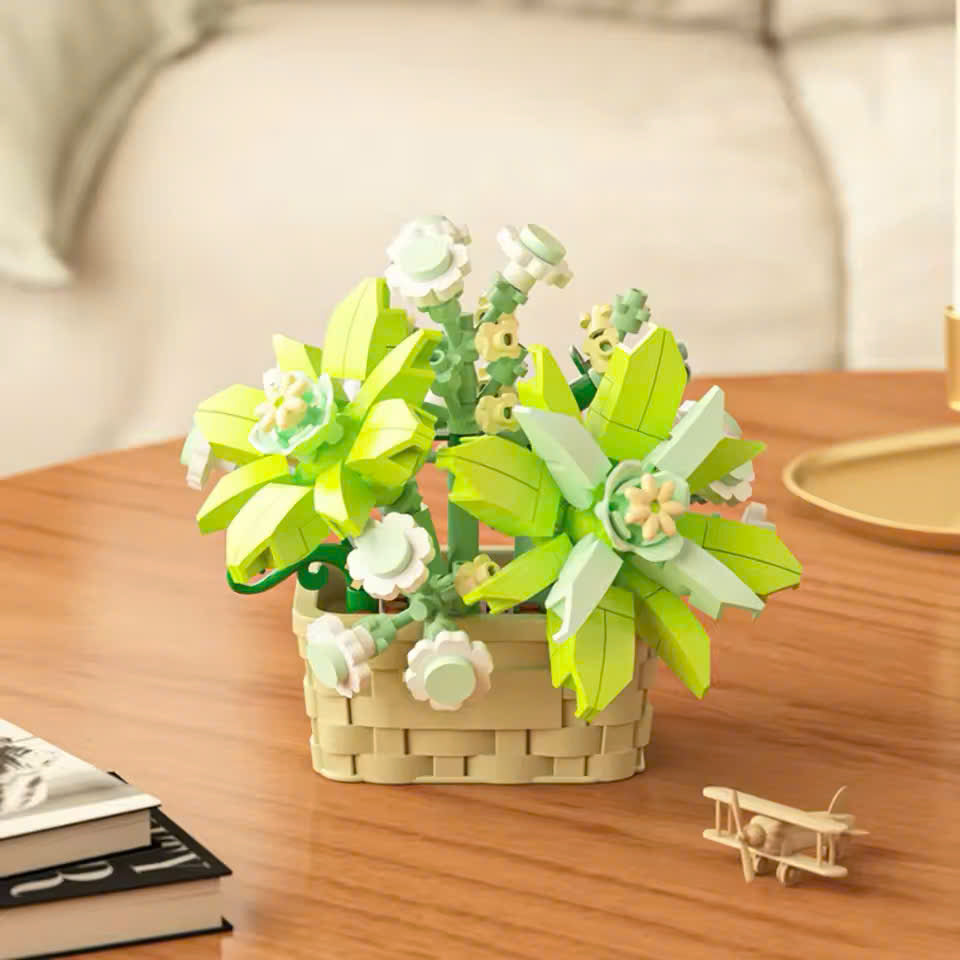Brick flower