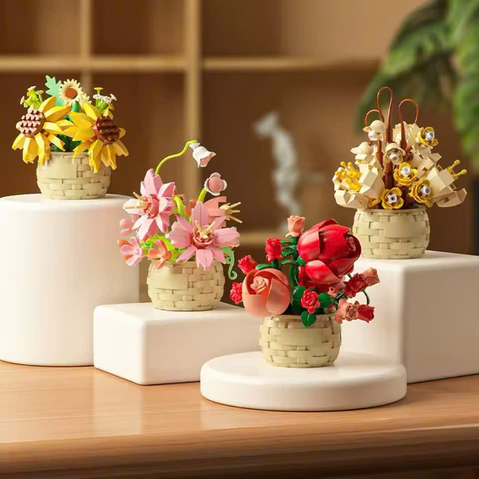 Brick flower