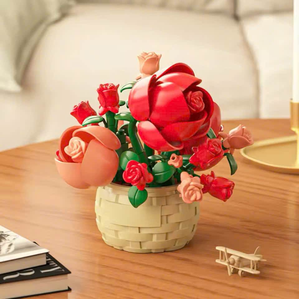 Brick flower