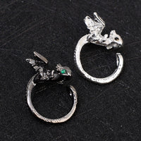 Dragon Bind Twin Ring Set