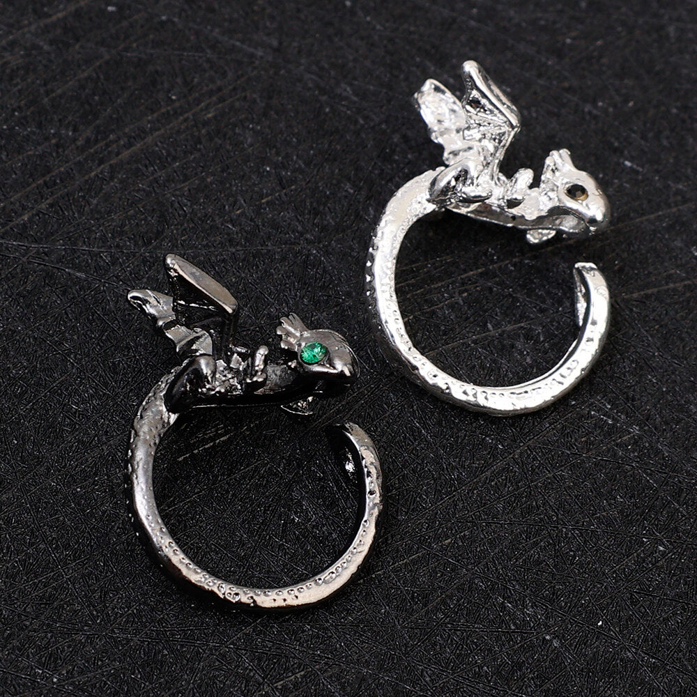 Dragon Bind Twin Ring Set