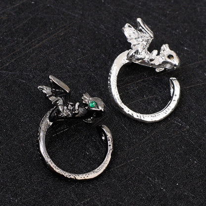 Dragon Bind Twin Ring Set