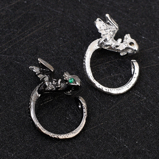 Dragon Bind Twin Ring Set