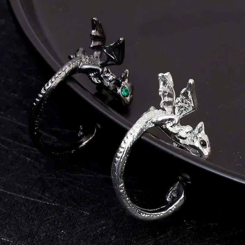 Dragon Bind Twin Ring Set