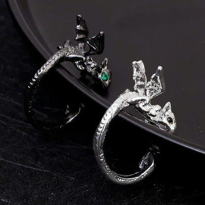 Dragon Bind Twin Ring Set
